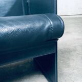 Postmodern Korium KM1 Leather Armchair by Tito Agnoli for Matteo Grassi, Italy, 1980s