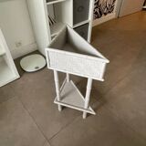 Gray rattan furniture