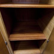 French wardrobe with tapered legs, 3 doors, 1 mirror, 27*130 and 1 t.