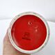 Vintage Ceramic Red Candlestick Candle Holder Schramberg Germany