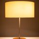 Table or Desk lamp Leather inlay attrib to J.T.Kalmer 1960s