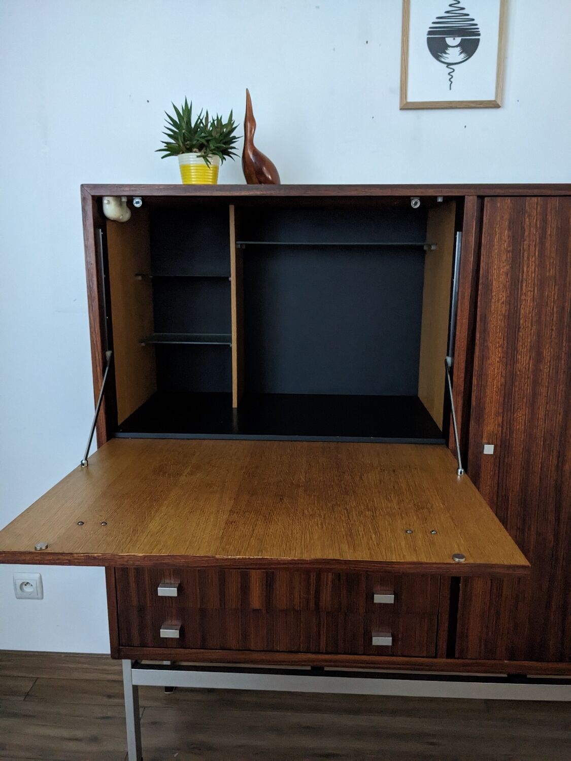 vintage secretary desk Scandinavian design