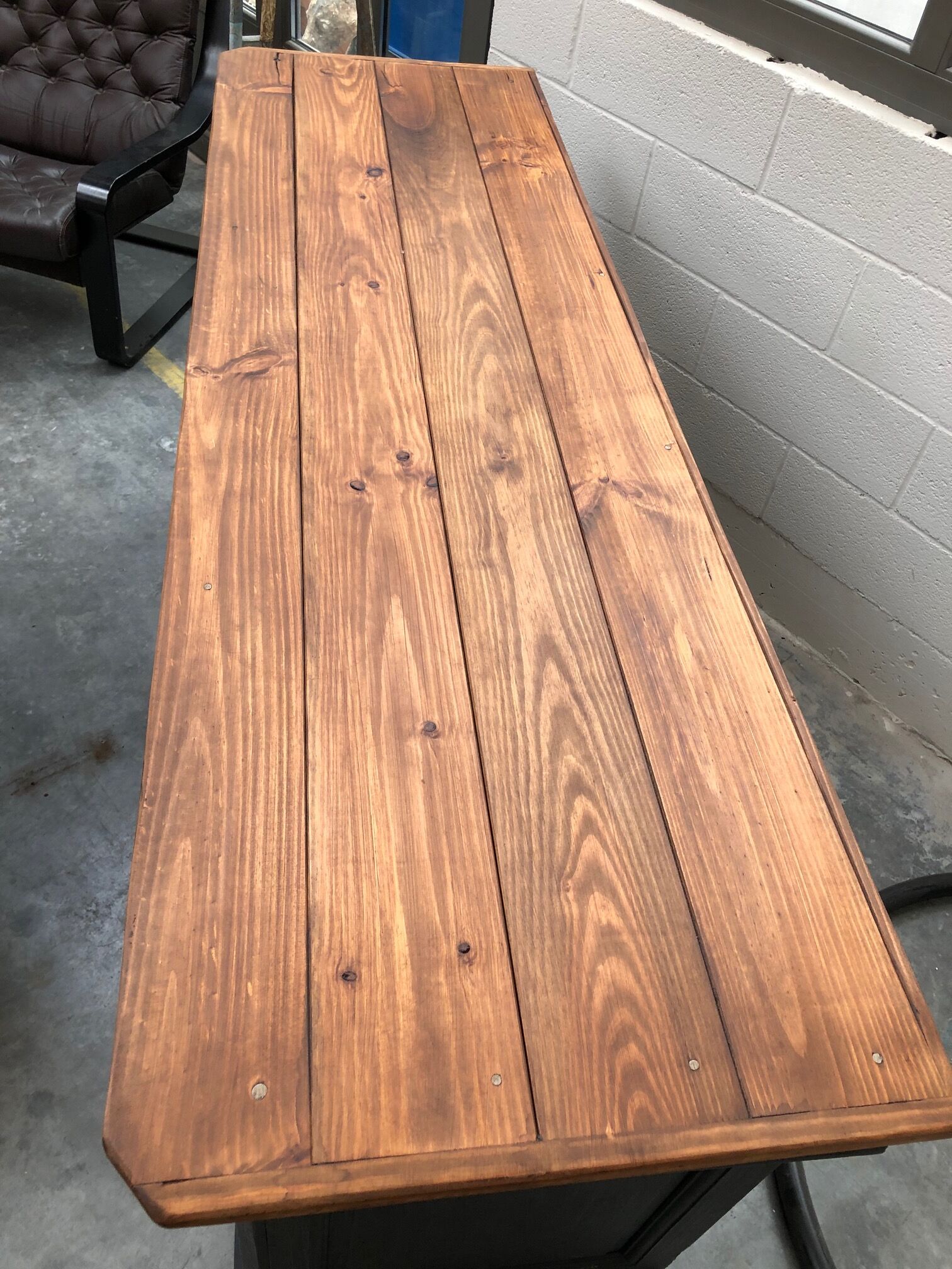 Old patinated counter