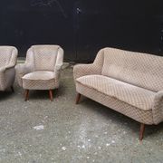 Set couch sofa + 2 chairs 50s 60s vintage