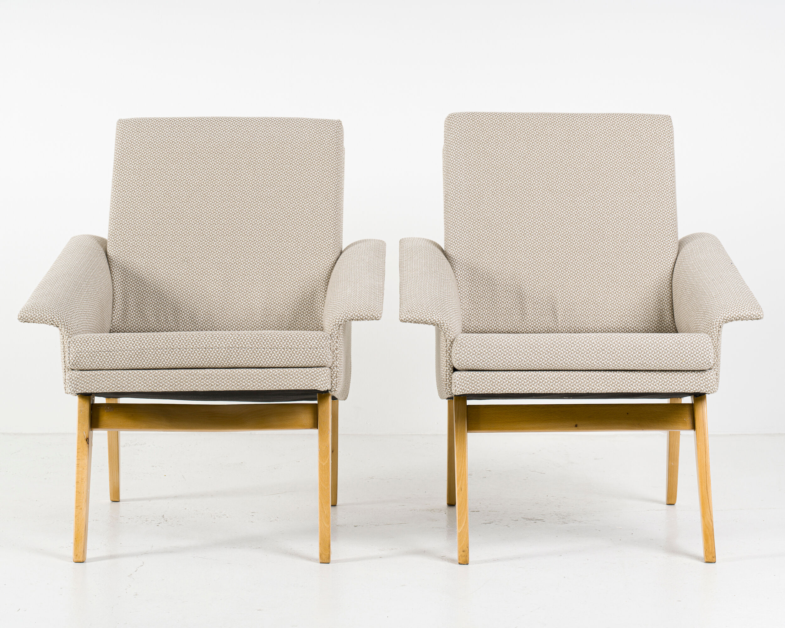 Set of 2 armchairs by Miroslav Navratil for Jitona, 1960s