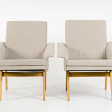 Set of 2 armchairs by Miroslav Navratil for Jitona, 1960s