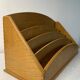 Old wooden mail holder 4 compartments