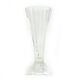 Art Deco vase, transparent glass, Poland, 1930s