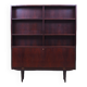 Bibliothèque en palissandre, design danois, années 1970, réalisée par Omann Jun