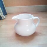 White earthenware pitcher in very good condition, 20th century