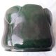 Green ceramic cache-pot