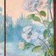 Art Nouveau screen 1900 floral decor