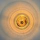Hoffmeister bubble glass gold ceiling or wall lamp