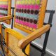 Sièges théâtre cinéma appairés 1900 tissu pois