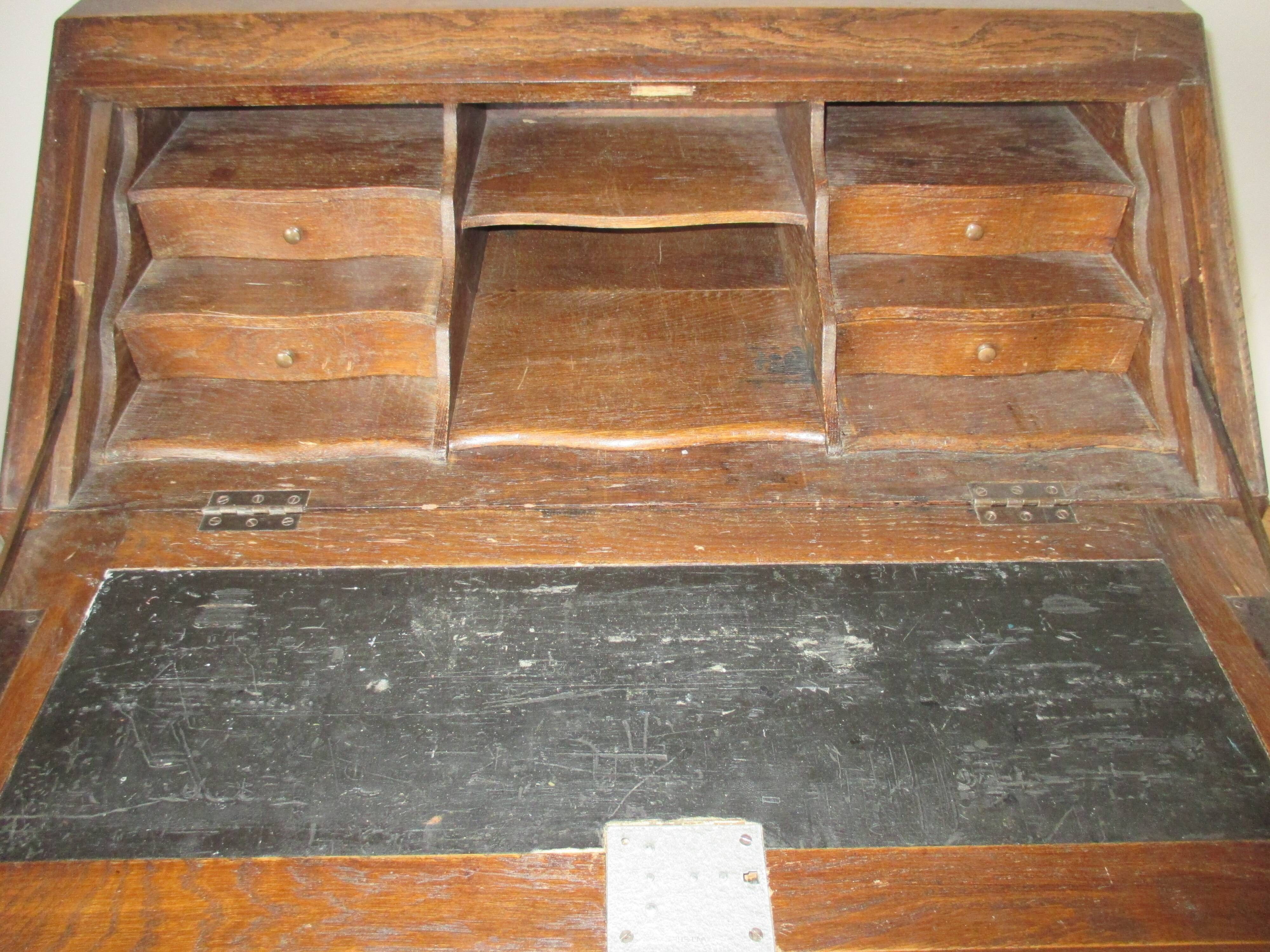 Sloping secretary Louis XV
