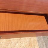 1960s chest of drawers, spindle legs, recessed handles