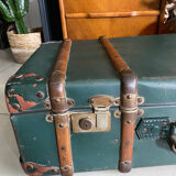 Old vintage travel trunk