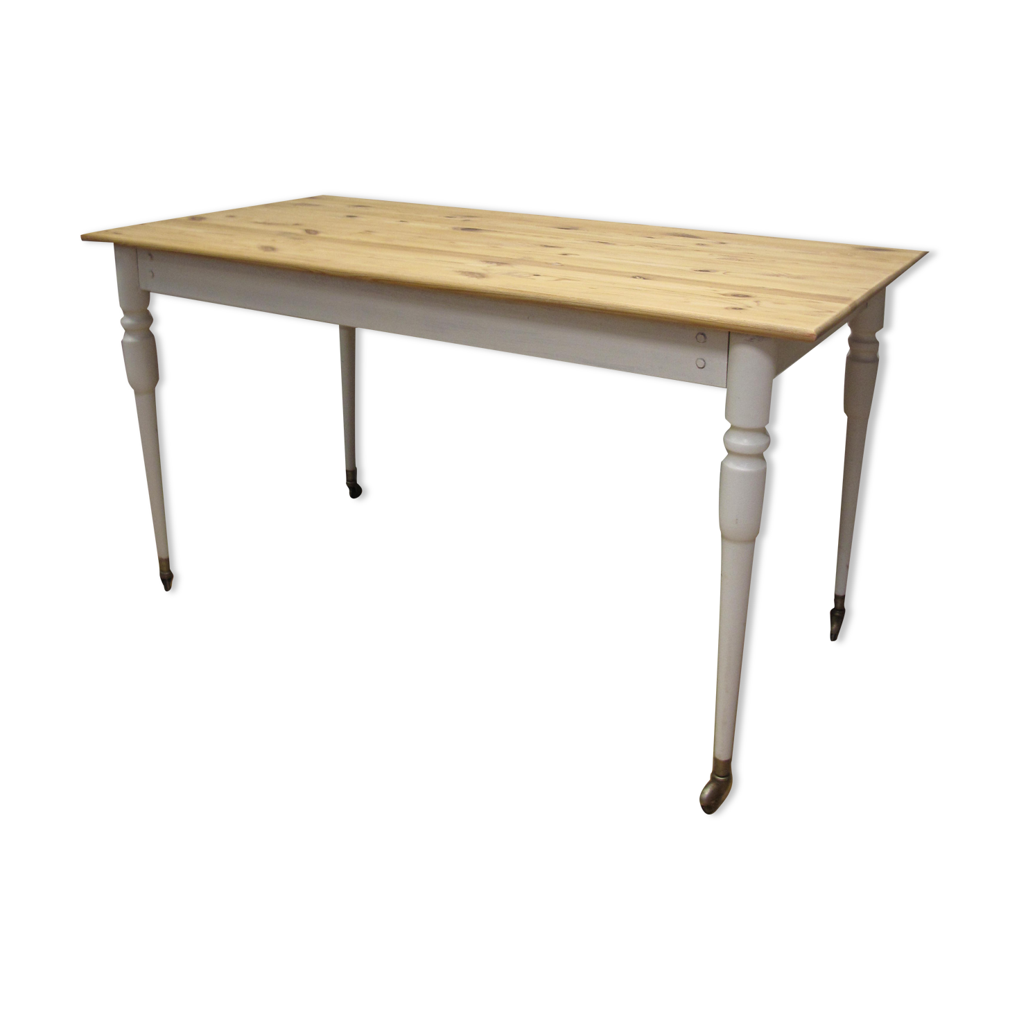 Restored vintage dining table