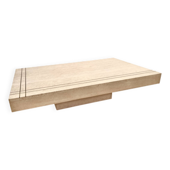 Travertine Coffee table 1960's Italy