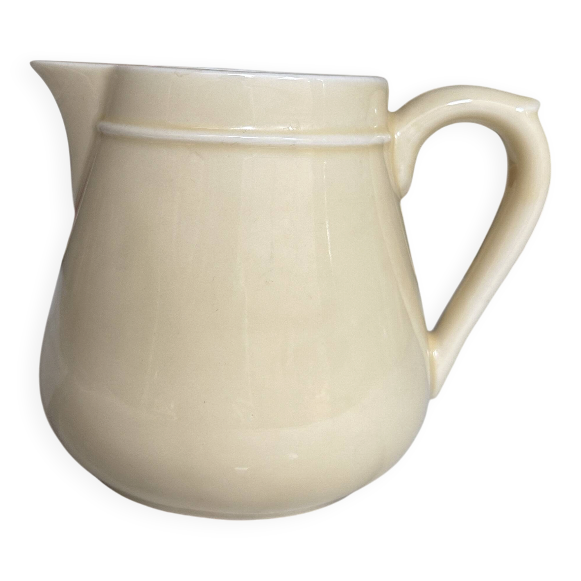 Pichet vintage jaune beurre