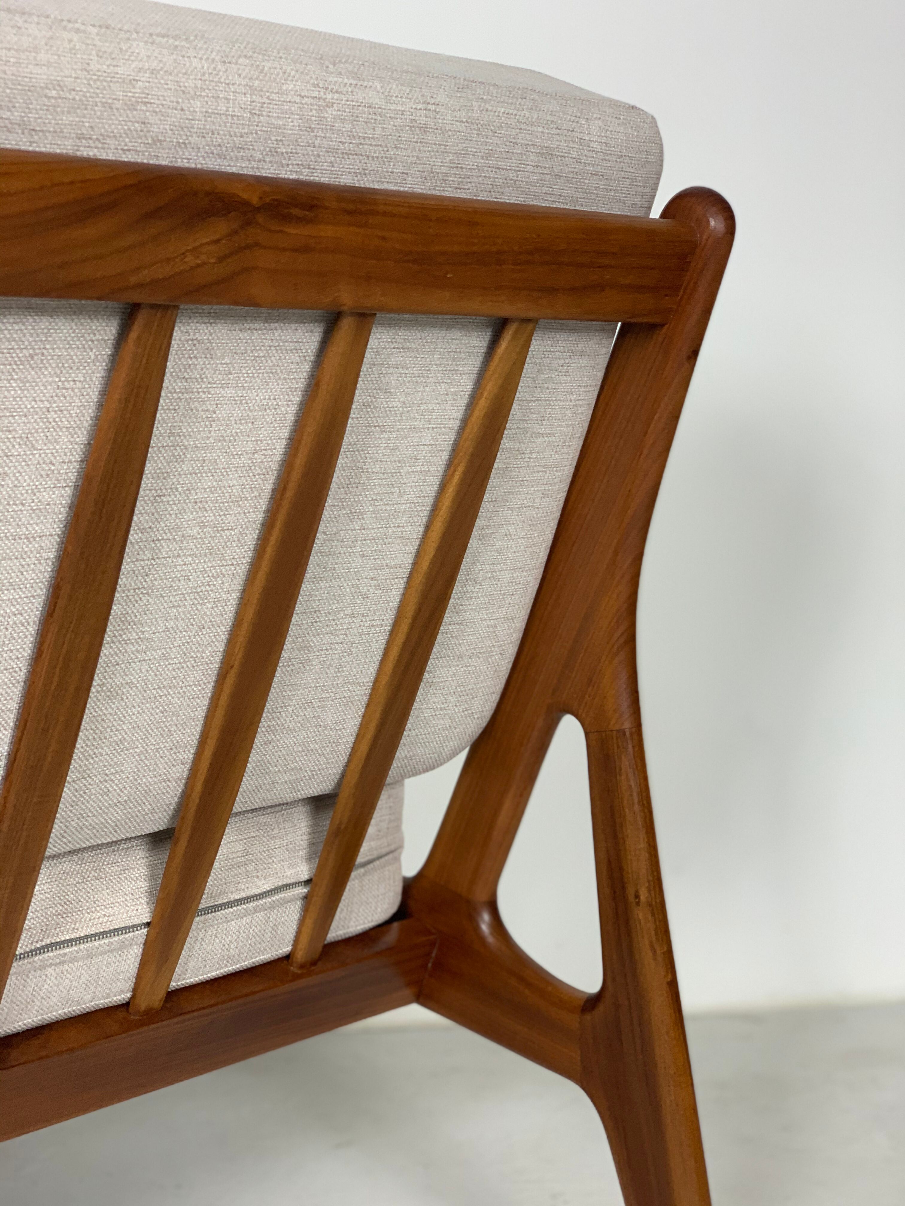 Danish midcentury easy chair by Arne Vodder 1960s