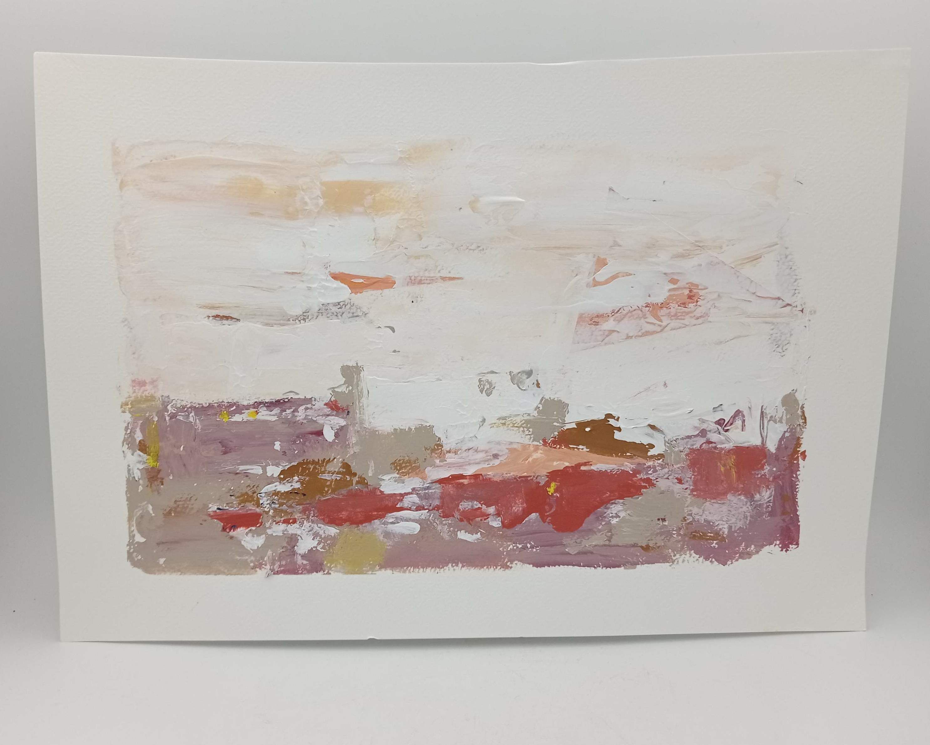 Abstract landscape painting