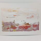 Abstract landscape painting