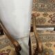 Paire de fauteuils de style Louis XIII a haut dossiers plats XX siècle