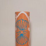 Sea shells - terracotta ceramic vase