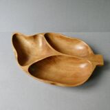 Teak serving dish
