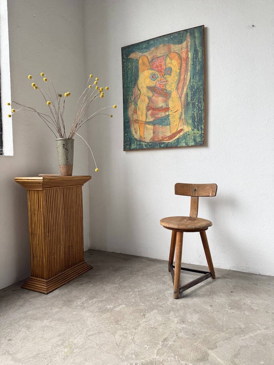 1950 tripod workshop chair