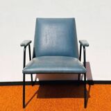 Pair of armchairs model Robert by Pierre Guariche for Meurop. Vintage 60s.