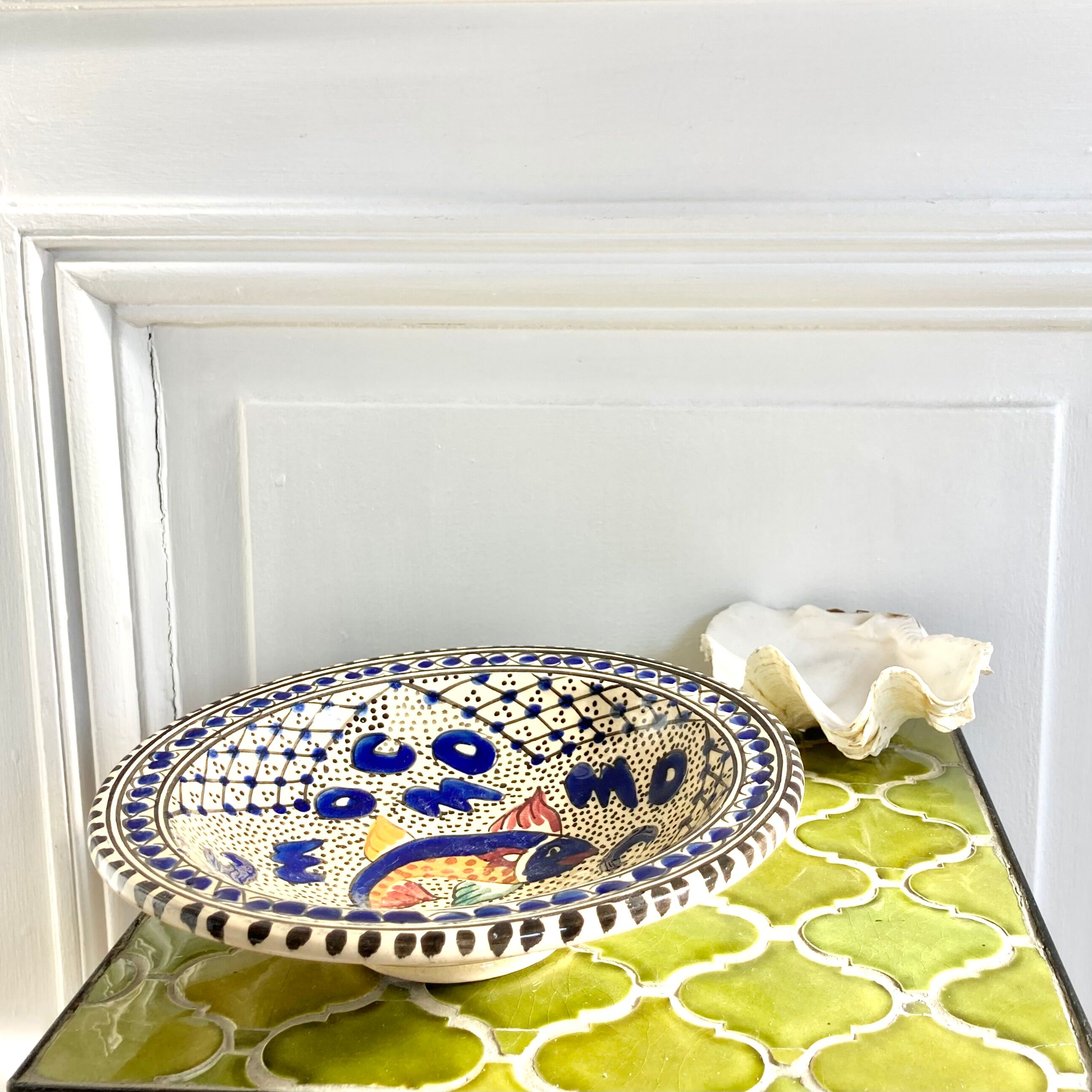 Empty pocket ceramic cut decoration fish