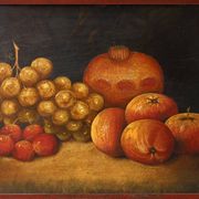 Nature morte à l'huile sur panneau, XVIIIe siècle, Pays-Bas