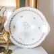 Dish large plate "lutetia" keller guerin luneville badonvillier