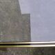 Coffee table style Pierre VANDEL, aluminium and glass beveled, 70s/80s
