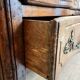 Louis XIV period Arbalette chest of drawers in solid walnut circa 1700