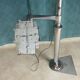 Atelier xxl industrial floor lamp with circa 1950 tablet phone holder