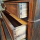 Commode ancienne française en pin, début des années 1900