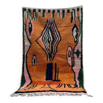 Moroccan orange rug- Berber Rug 150/250cm