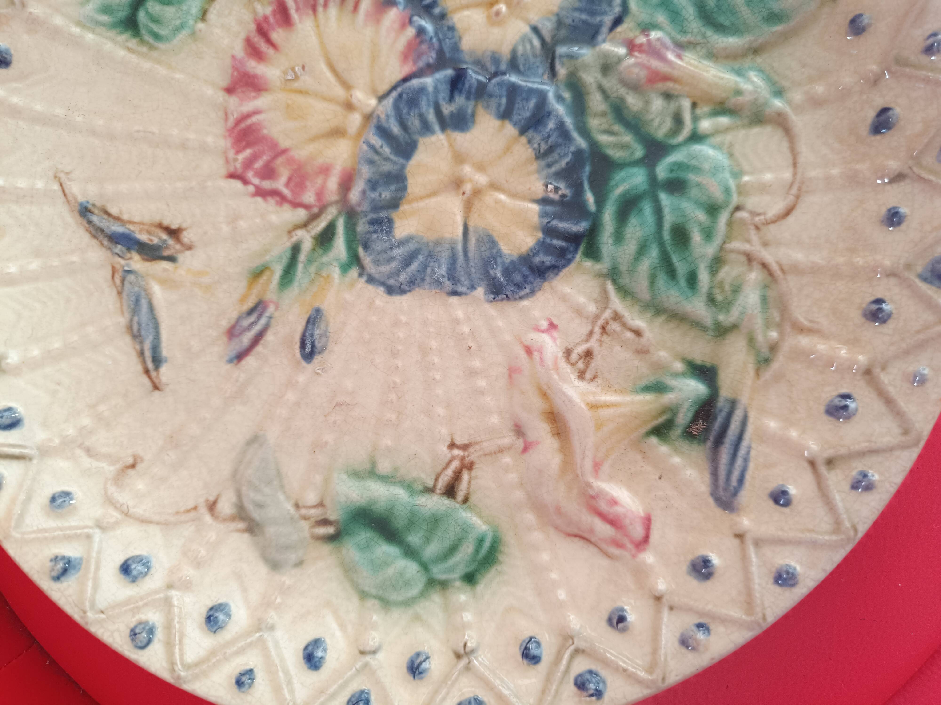 Belgian slip plate. Late 19th century. Wesnel.