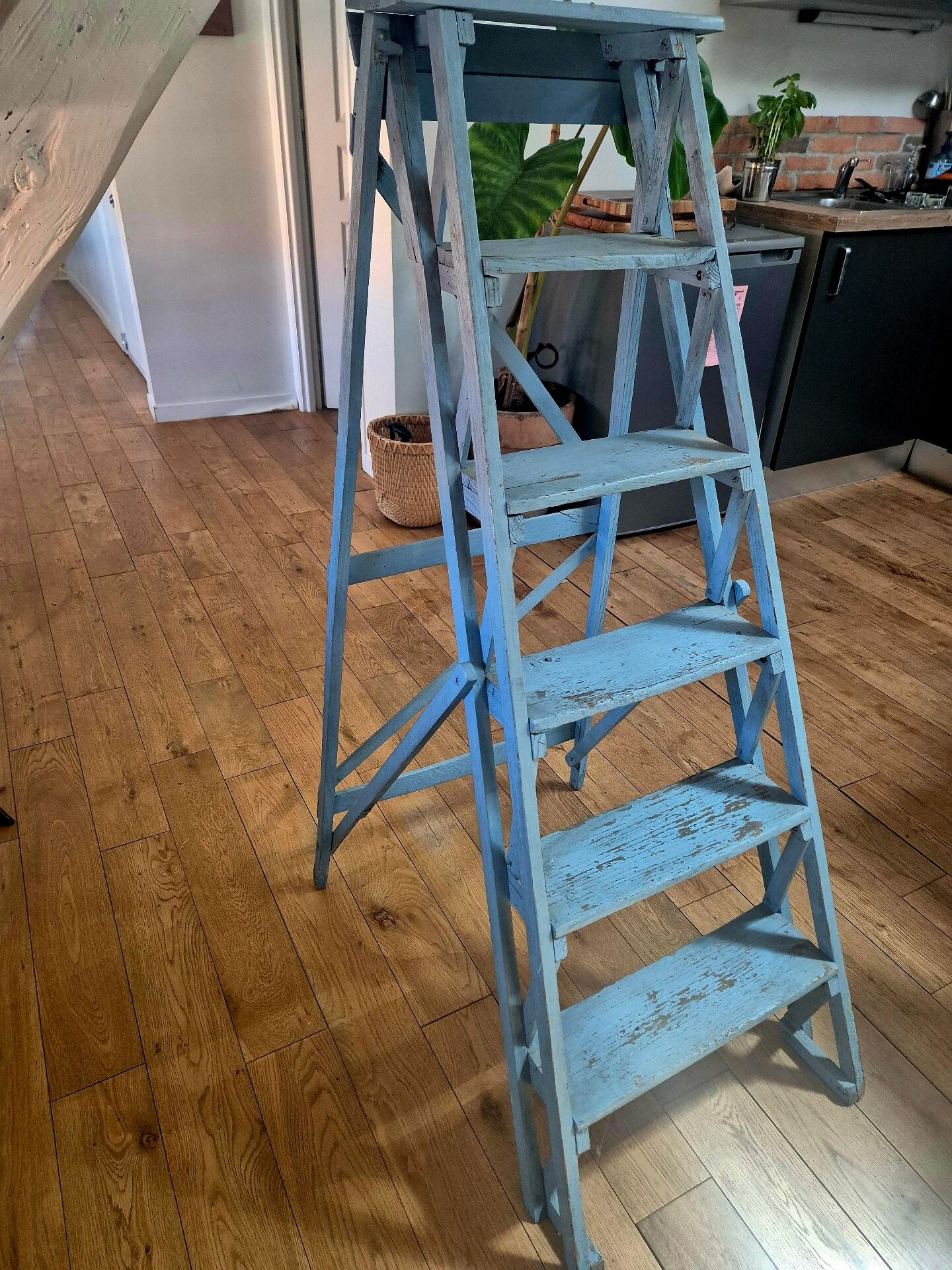 Old library step ladder