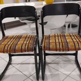 Pair of Baumann Sleigh model chairs, 1970
