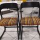 Pair of Baumann Sleigh model chairs, 1970