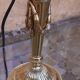 19th Century Bronze Candlestick Lamp Base In Louis XVI Style