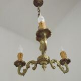Bronze 3 light chandelier