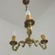 Bronze 3 light chandelier