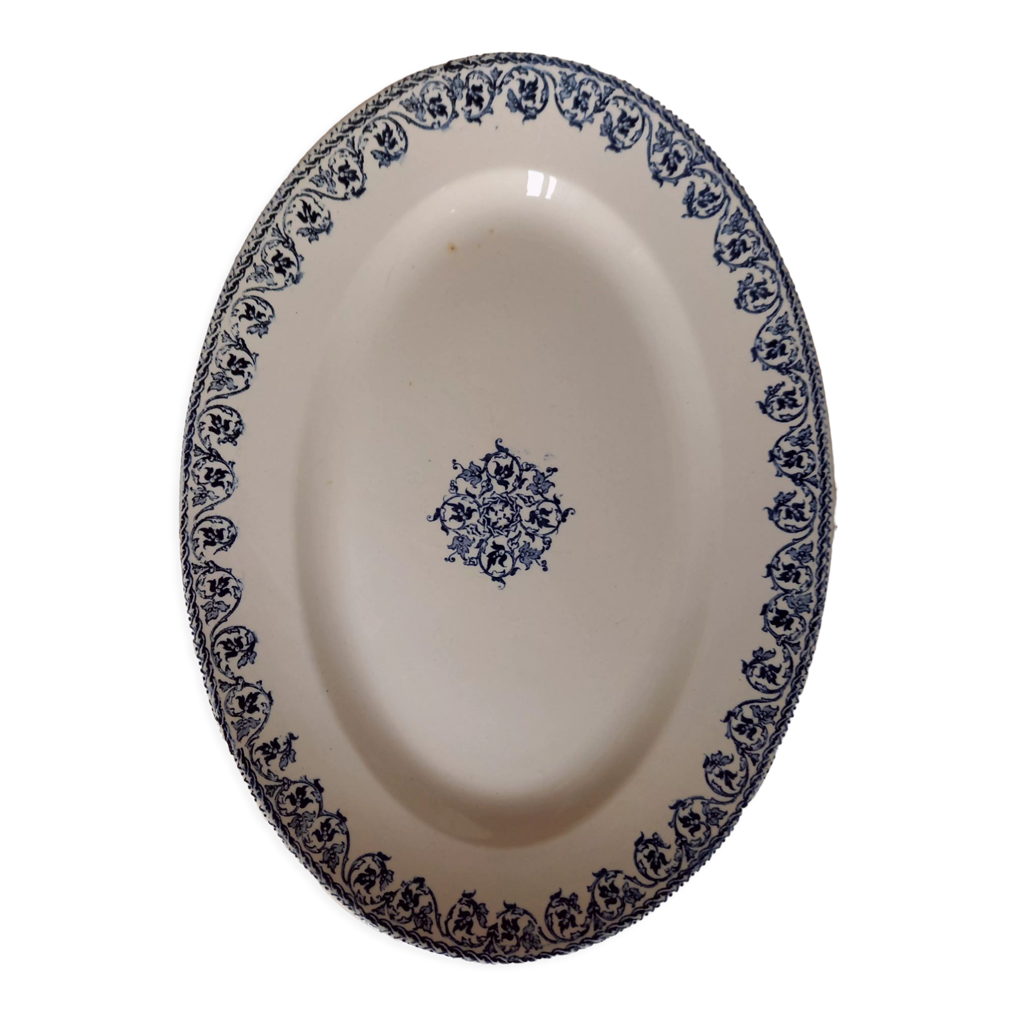 Oval dish Terre de fer, Brienne model, Manufacture HB&Cie