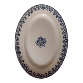 Oval dish Terre de fer, Brienne model, Manufacture HB&Cie