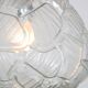 1970s pressed glass hanging lamp